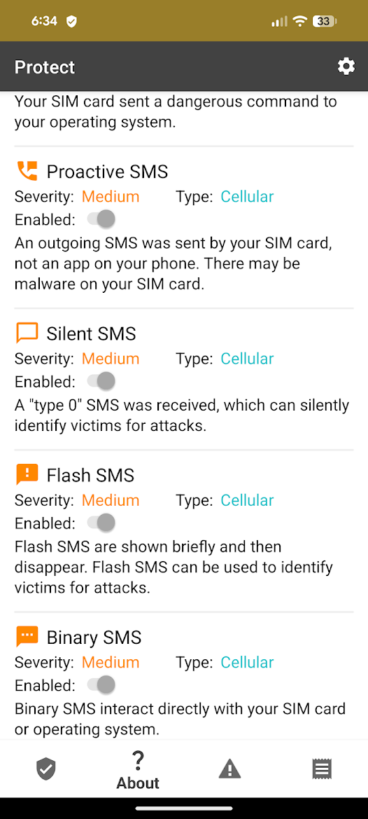 Armadillo Protect app screenshot 4