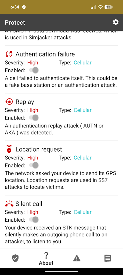 Armadillo Protect app screenshot 5
